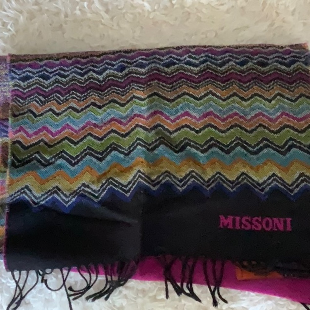 Missoni scarf.